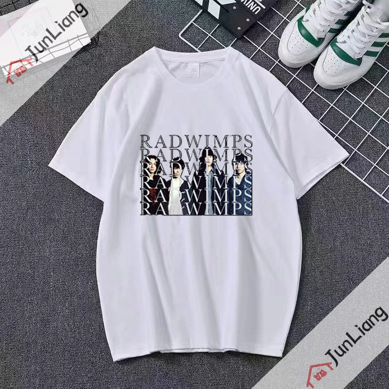 RADWIMPS Streetwear Japanese Rock Band Printed T-shirt Short