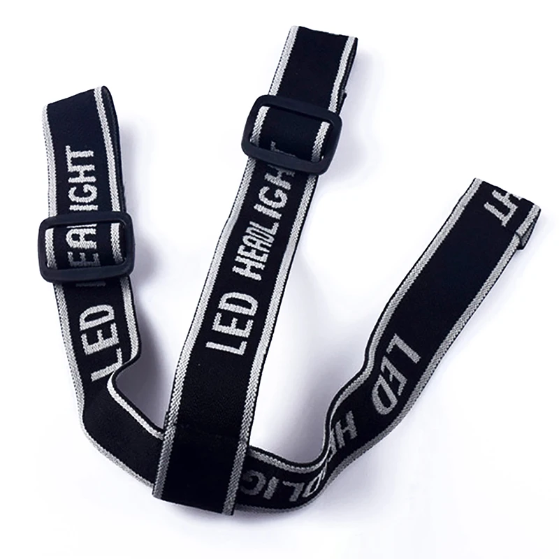 Adjustable Elastic Headband Strap for LED Headlamp Bike Light Universal Fit High Elasticity Front Headband Accessory