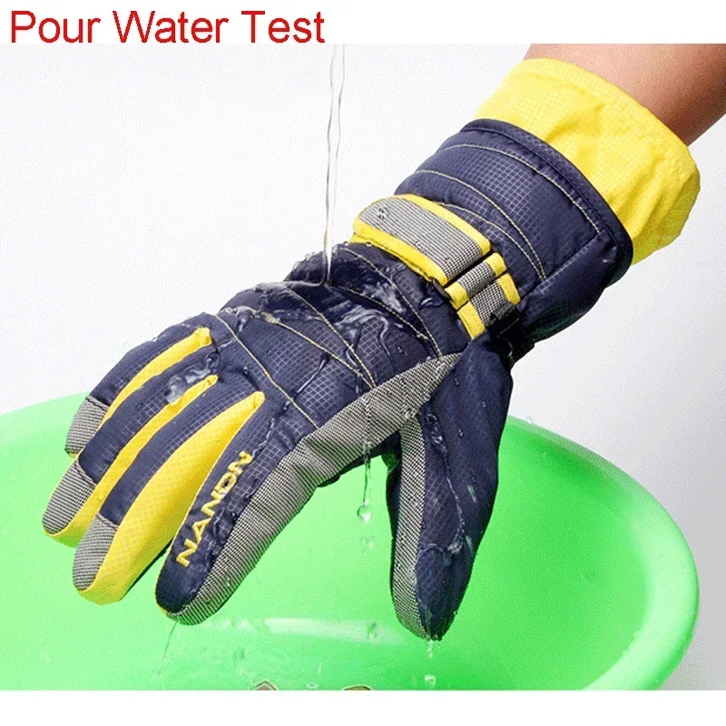 2024 Winter Warm Mountain Snowboard Ski Gloves men women Cold Snow Skiing Mittens Waterproof Snowmobile Handschoemen Air+ 5002 3