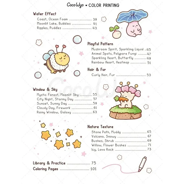 Coloring Book for Adults/Kids - How to Draw Patterns: Easy and Fun Step-by-Step Guide for Unique Creations,Cultivate imagination 5