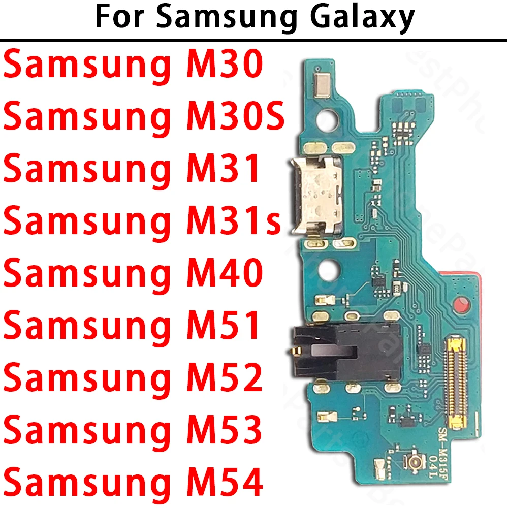 Charging Port For Samsung Galaxy M30 M30S M31 M31S M40 M42 M51 M52