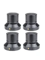 4pcs Black