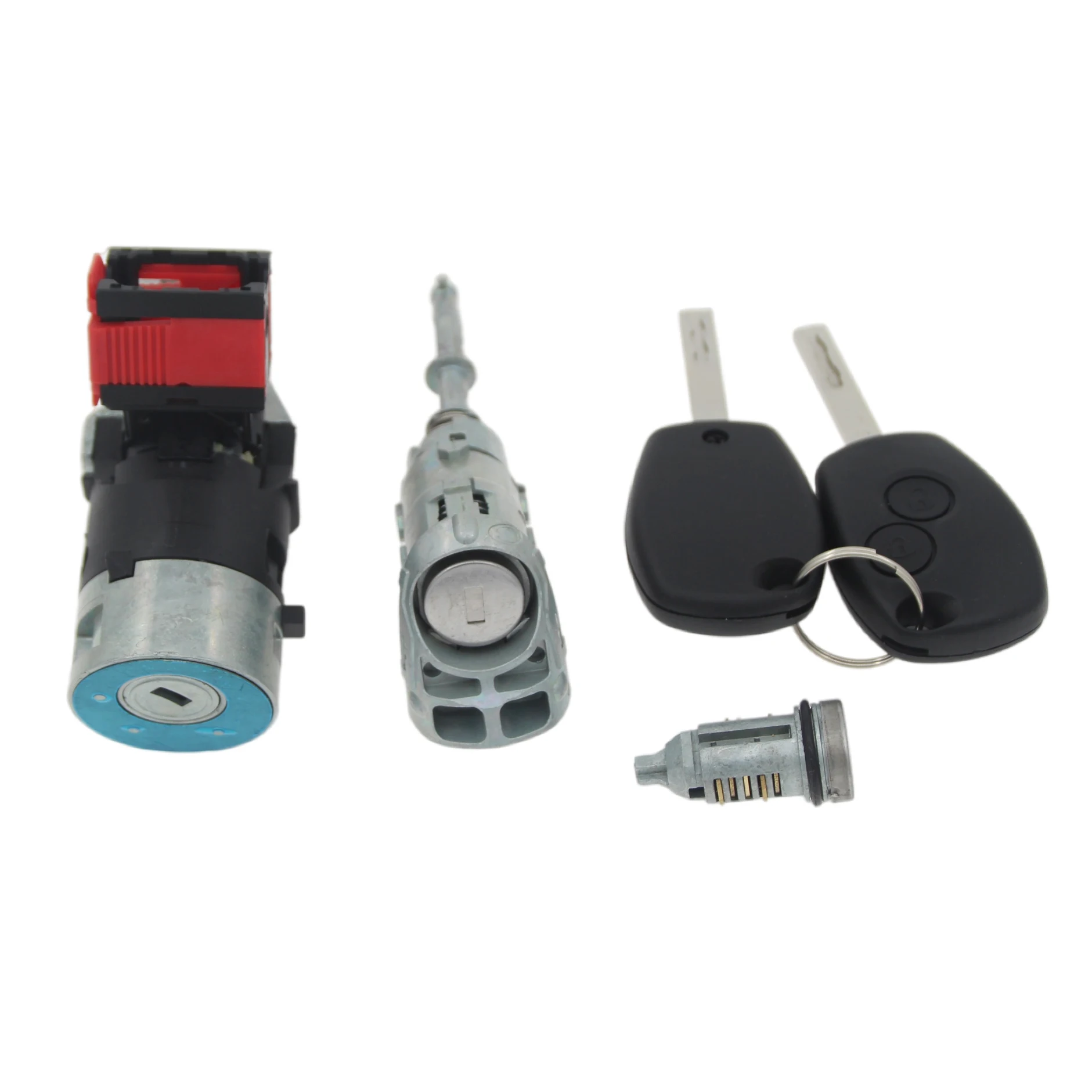 Compete Lock Set Ignition Switch Cylinder Door Lock Tumbler  2 Keys For Renault Kangoo Iii Modus Master Vauxhall Opel 806012544R