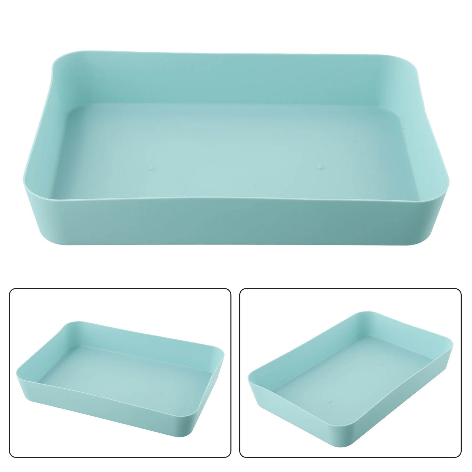 Large Capacity Storage Storage Box Small Box Tableware Clearer Classification Drawer Durable Kitchen Partition Storage Trays 2