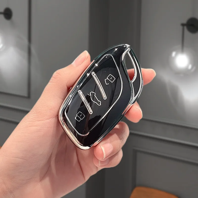 Premium TPU Car Key Case Cover - Elegant and Durable Protection