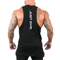 Maillot de corps de Jogging pour hommes, T-Shirt confortable sans manches, pour entraînement, Fitness, Sports de plein air, course à pied, mode, gilet ample respirant 3