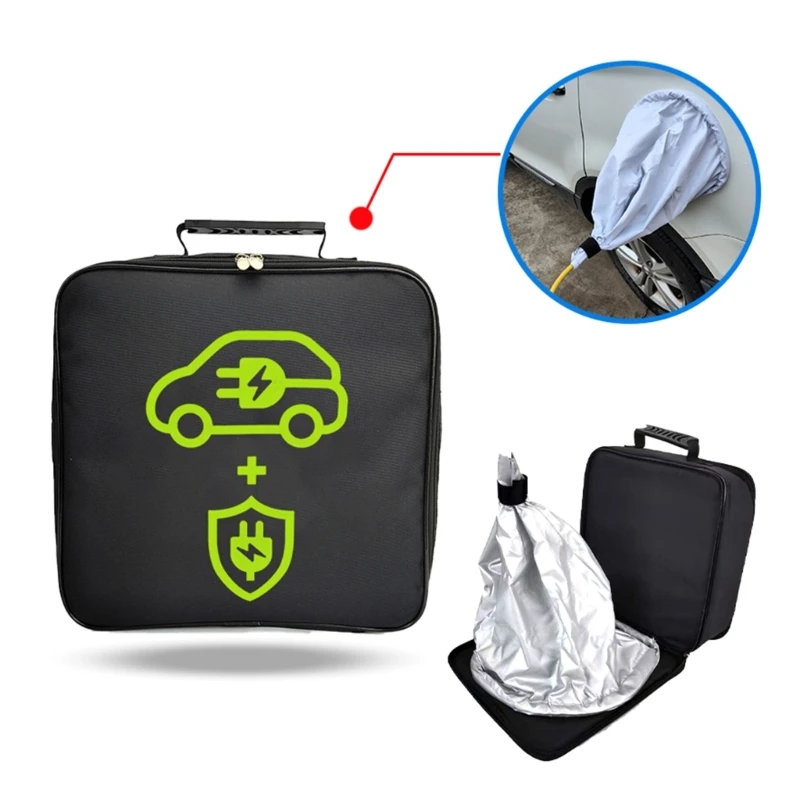 

Small Car Charging Cable Storage Bag Jumper Carry Bag For Electric Car