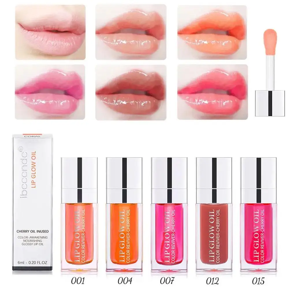 Mirror Water Lip Glaze Long-lasting Waterproof Crystal Moisturizing Glow Jelly Oil Tint Cosmetics Lip Oil Lip Cup Care Non- M8T7 3
