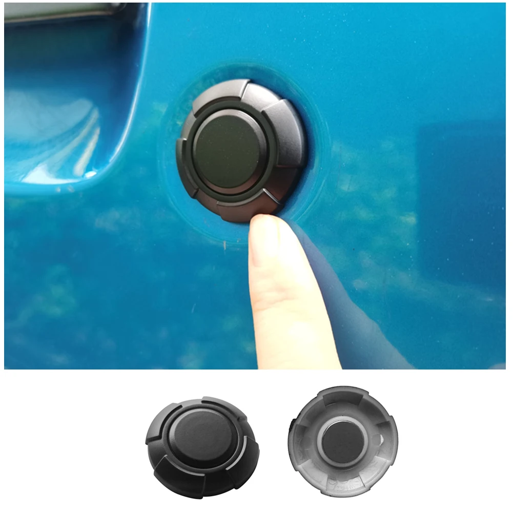 2PCS Car Door Key Hole Decoration Cover Trim Door Lock Cover