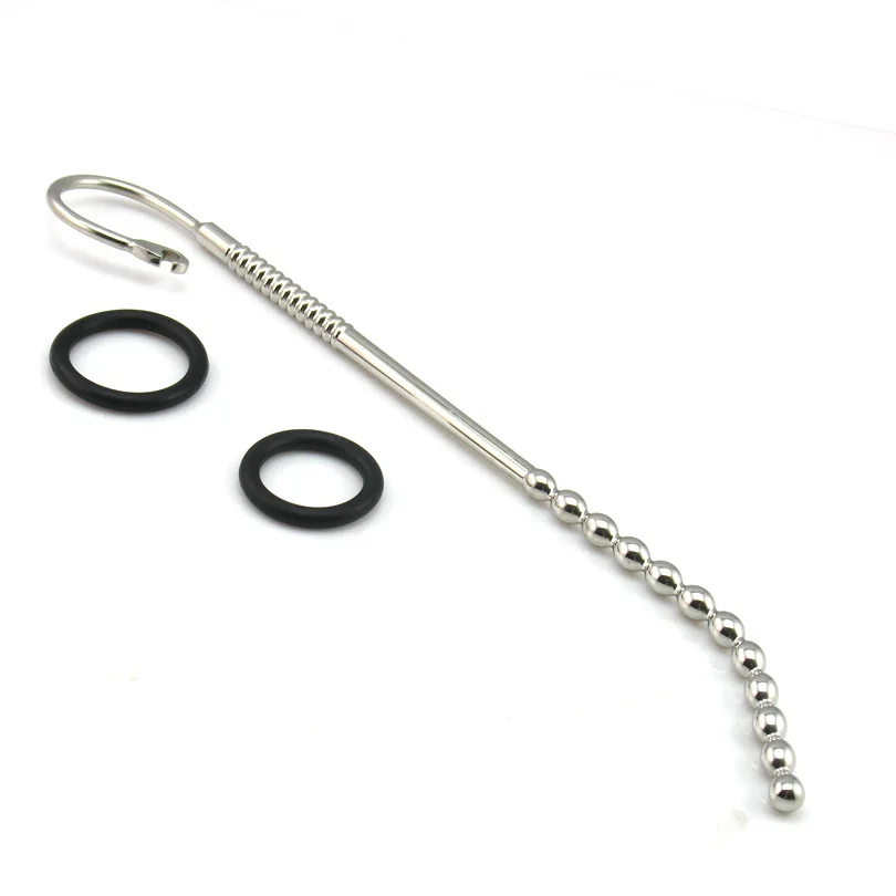 Super Long Penis Plug Urethral Dilators Stainless Steel Sex Toys For Men Penis/Rod Silicone Cock Ring Urethral Sounding Catheter