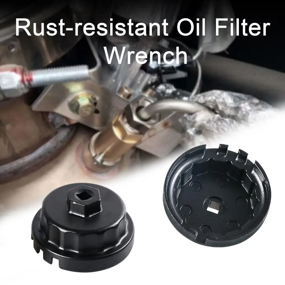

14 Teeth Oil Filter Wrench Heavy Duty Oil Filter Wrench for Camry Cartridge Style Oil Filter Housing Removal Socket Tool