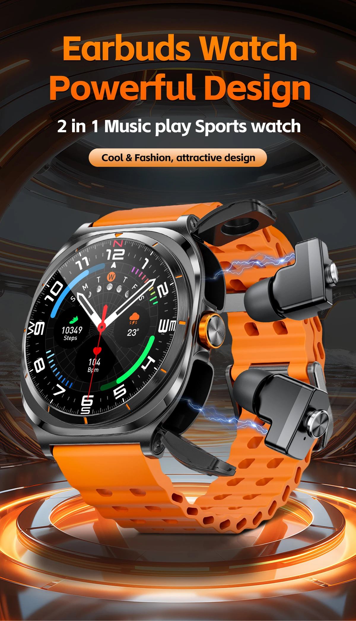 Buy China Wholesale Smart Watch 7 Ultra Gt98 Earbuds Tws 2-in-1 