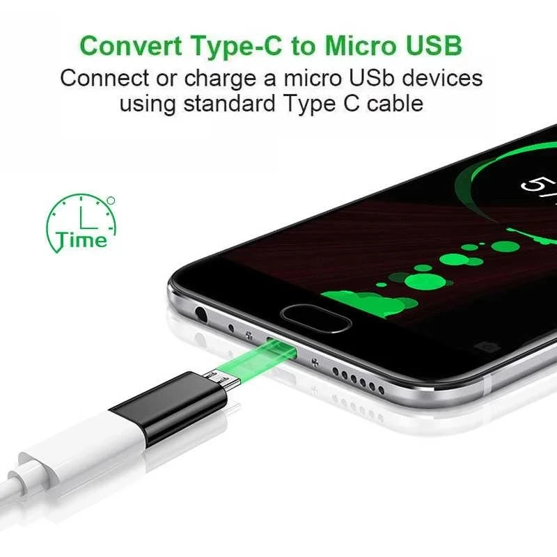Micro USB Female To Type C Male Android Adapter Connector Phone Converter USB Type C To Micro USB Converter for Samsung Xiaomi