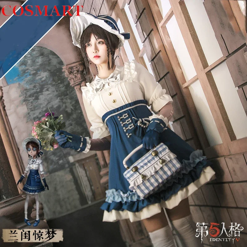 

COSMART Anime Game Identity V Gardener Emma Woods New Skin Lolita Dress Lovely Uniform Cosplay Costume Role Play For Women