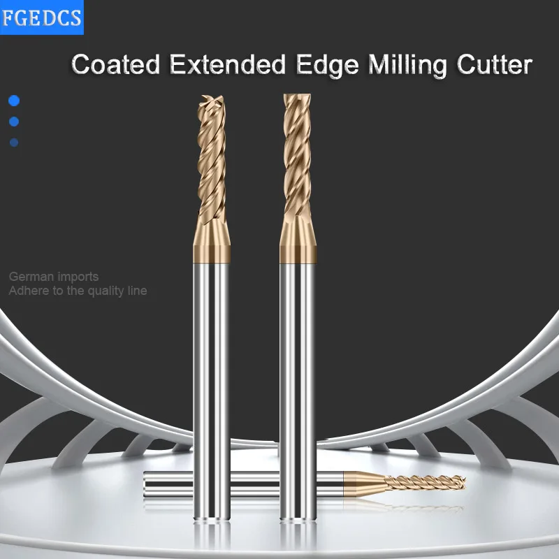1-1/8 Ball 10-Pack 3/32 Solid Carbide End Mills - 4 Flute TiAlN Coated - USA Made For CNC Bridgeport CNC Milling Machine
