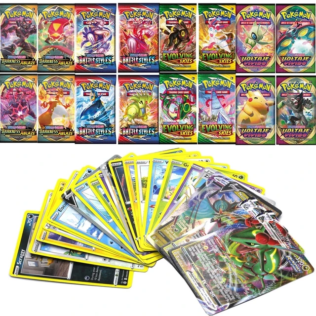 40pc Pokemon Cards GX Tag Team Vmax EX Mega Energy Shining Pokemon Card