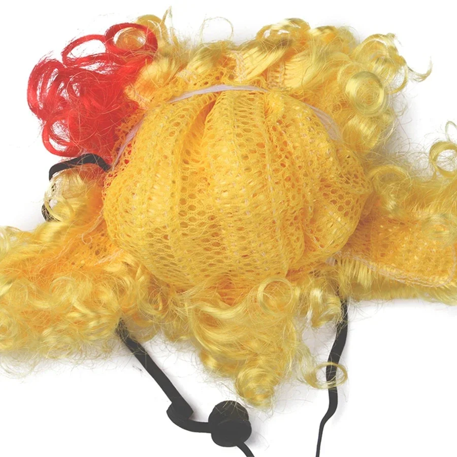 1pcs pet wig explosion head curly hair cat dog Halloween Christmas wig pet hair accessories
