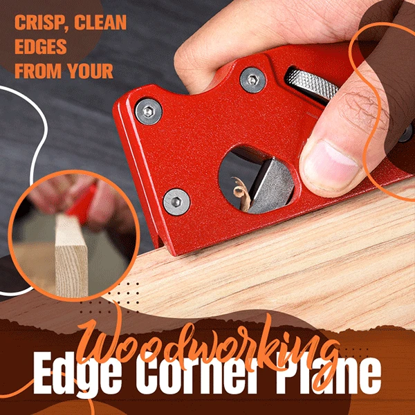 New Woodworking Edge Corner Plane 45 Degree Bevel/rounded Corners