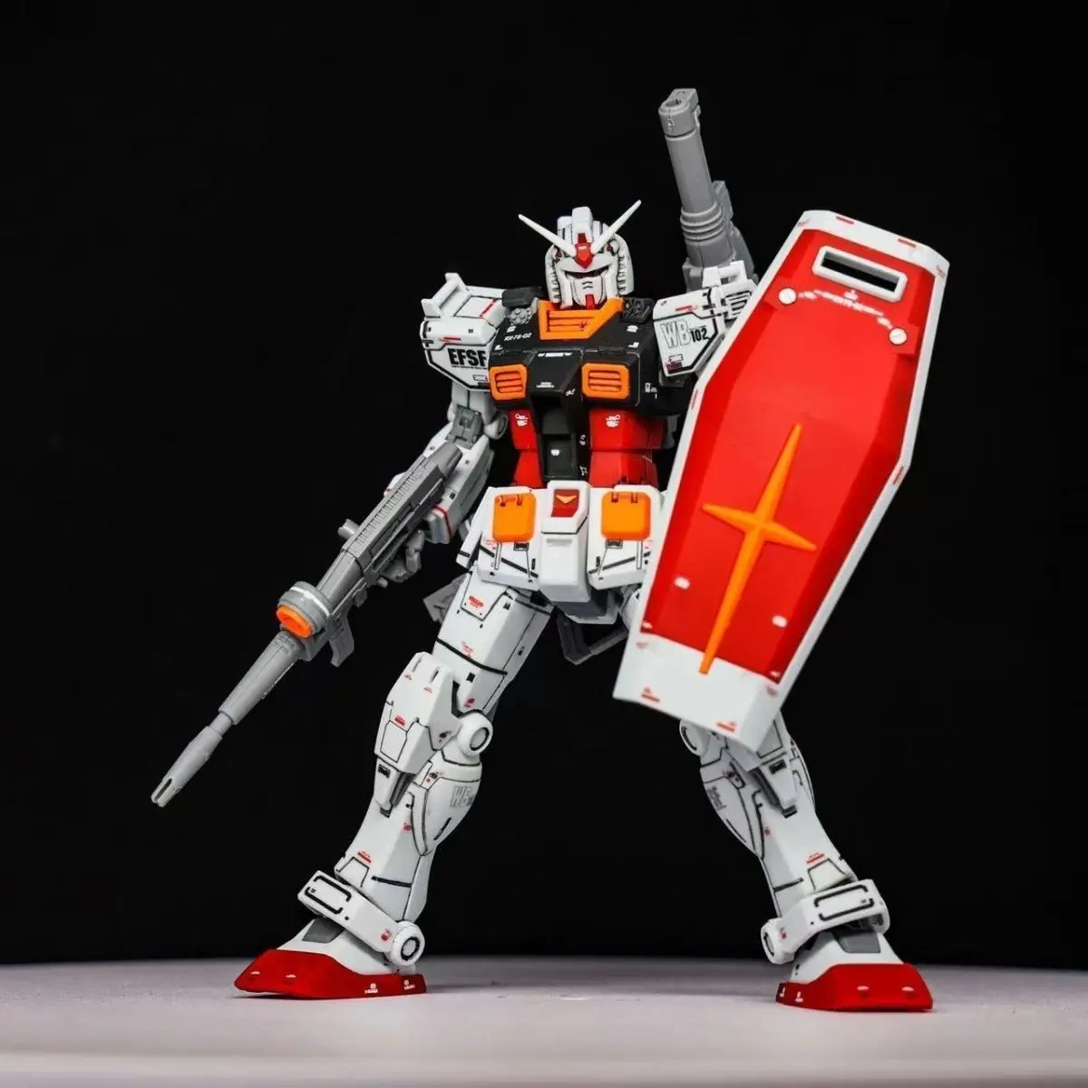 Xingdong Model Hg 1/144 Rx-78 Gto Thunder Color Assembly