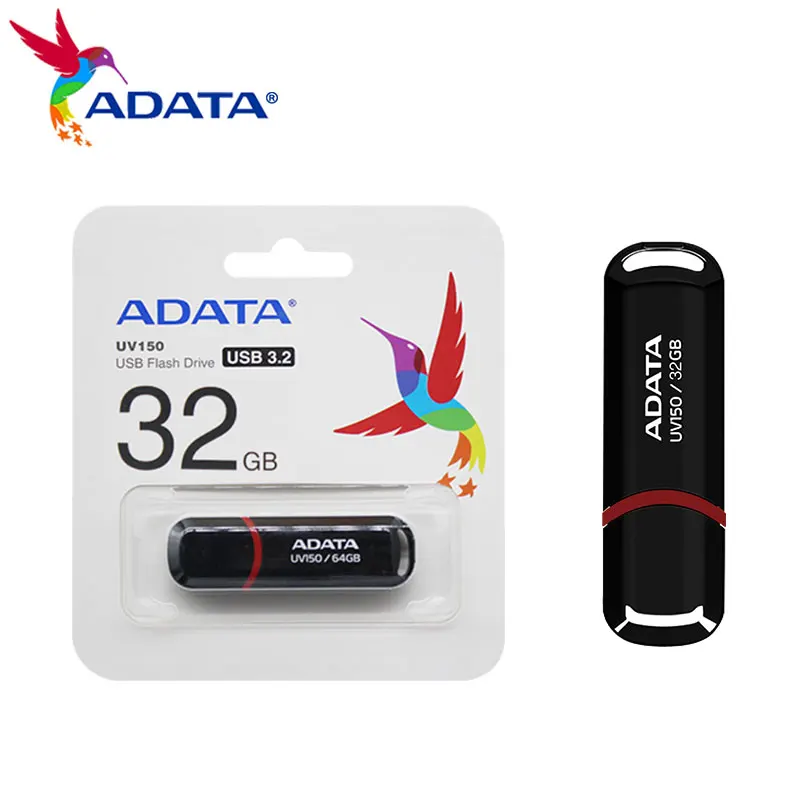ADATA USB Flash Drive UV150 32GB 64GB 128GB 256GB For PC