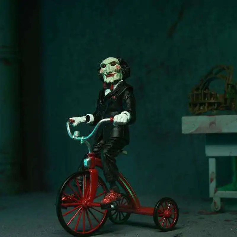  7인치 네카 60612 쏘우 지그소 레드 로브 디럭스 에디션 액션 피규어 컬렉션 장식품 모델 장난감 선물