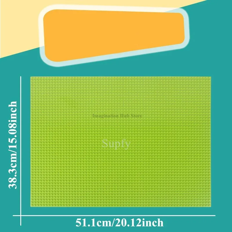 48*64 도트 클래식 빌딩 블록 베이스 플레이트 DIY 조립식 벽면 베이스 플레이트 주요 브랜드 교육용 조립 완구와 호환 가능