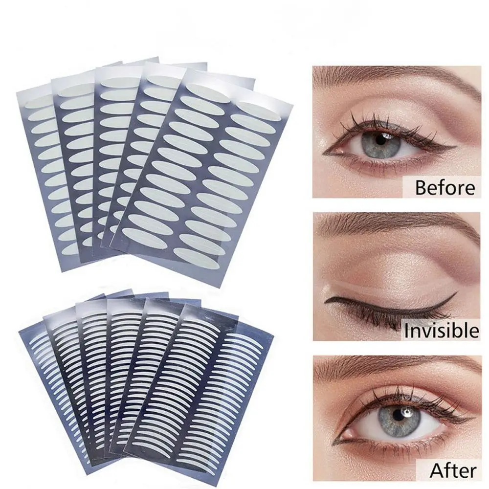 Description Picture 5 of item48pcs/Sheet Invisible Double Eyelid Tape Self-Adhesive Double Eyelid Stickers - Clear and Waterproof Fiber (Slim or Wide)