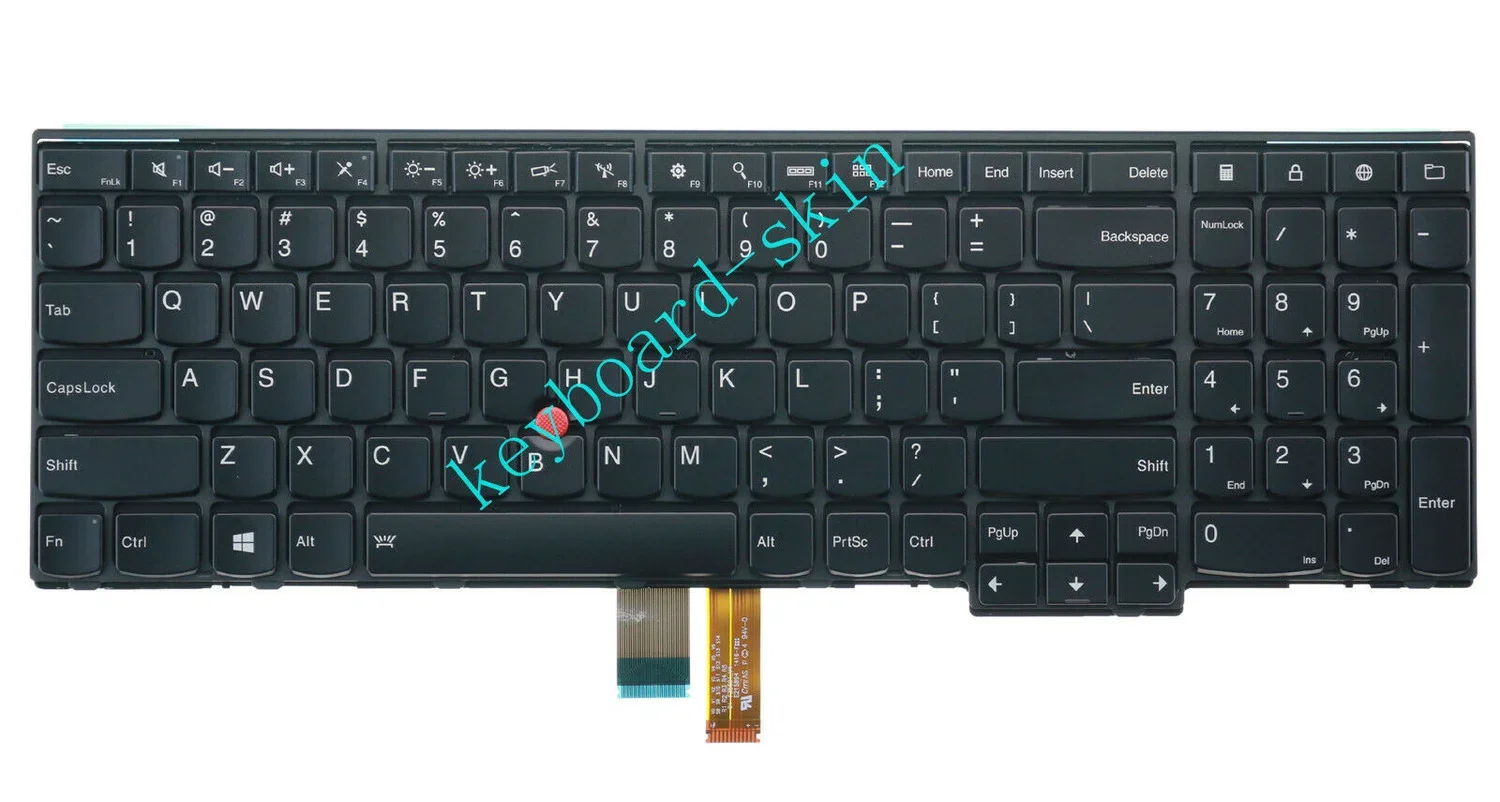 Teclado Retroiluminado Americano para Thinkpad E540 E531 T540 T540p T550 T560 L540 L560 L540 W541 W550 W550s 04y2387 04y2465 0c44952 - Imagem 2