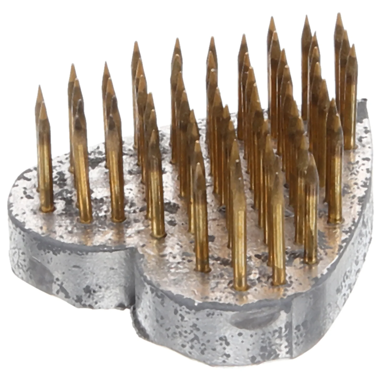 

Triangle Vase Heart Flower Pin Holder Stainless Steel Floral Frogs Arrangements