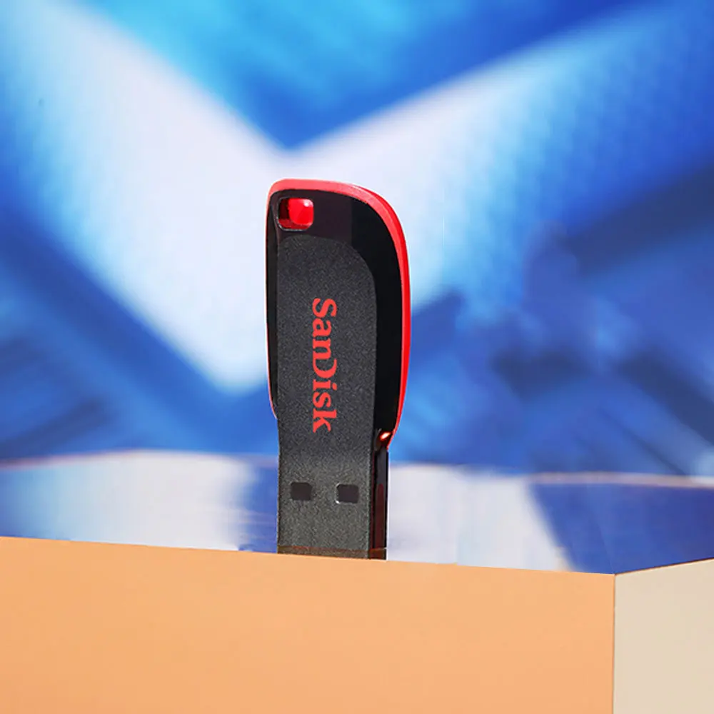 SanDisk Cruzer Blade USB Flash Drive 128GB 64GB 32GB 16GB U Disk USB2.0 Pen Drive Usb Memories Flash USB Stick SDCZ50 usb disk