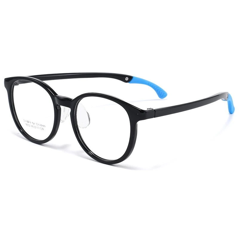 YIMARUILI Boy and Girl Fashion Ultralight Sports Kids Glasses Frame Retro Round Optical Prescription Children's Eyeglasses 9602