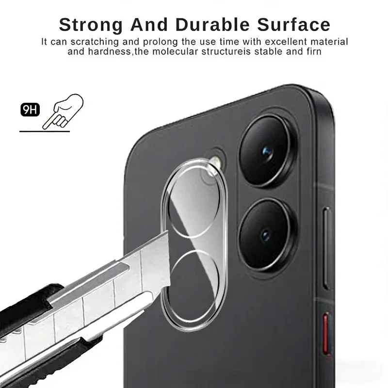 Premium HD Clear Tempered Glass Camera Screen Protector - 3D 9H Transparent Lens Film (1-3 PCS)