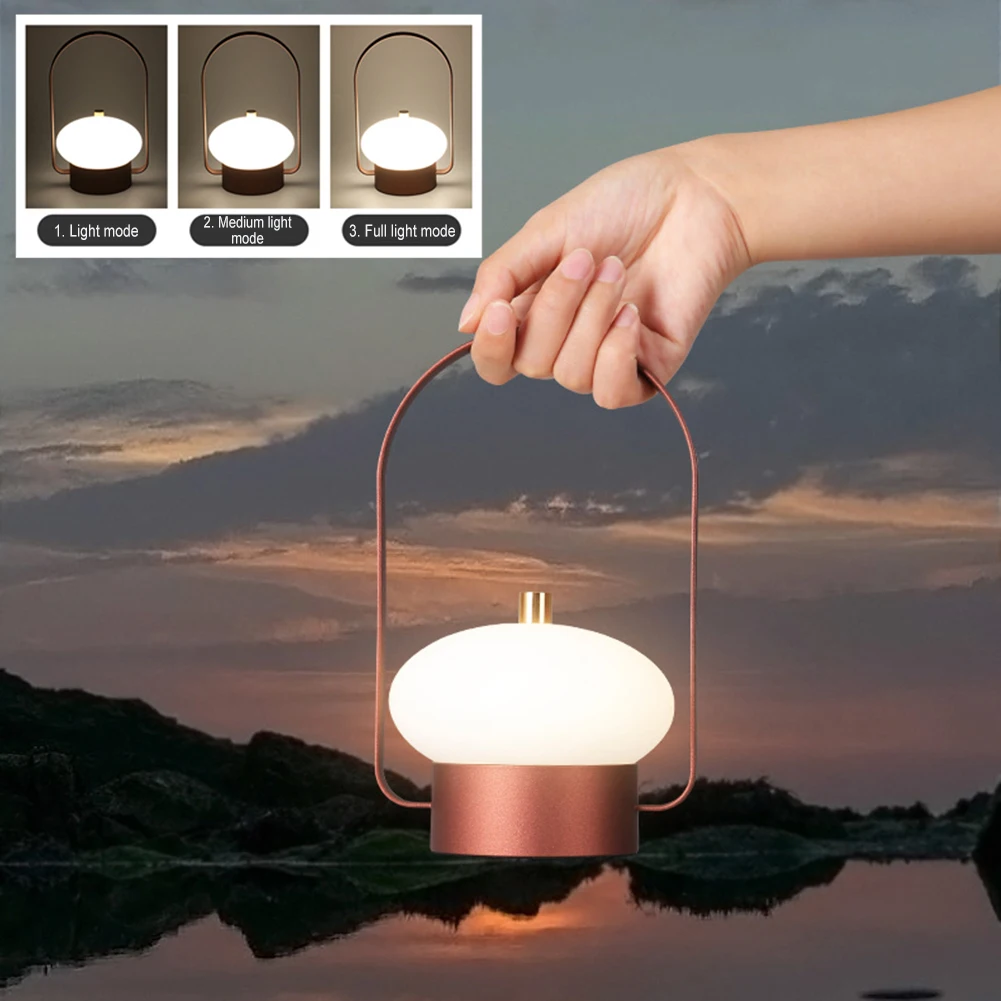

Simple Handheld Ambient Night Light, Durable Portable Room Bedside Lamp, Gift for Birthday and Christmas