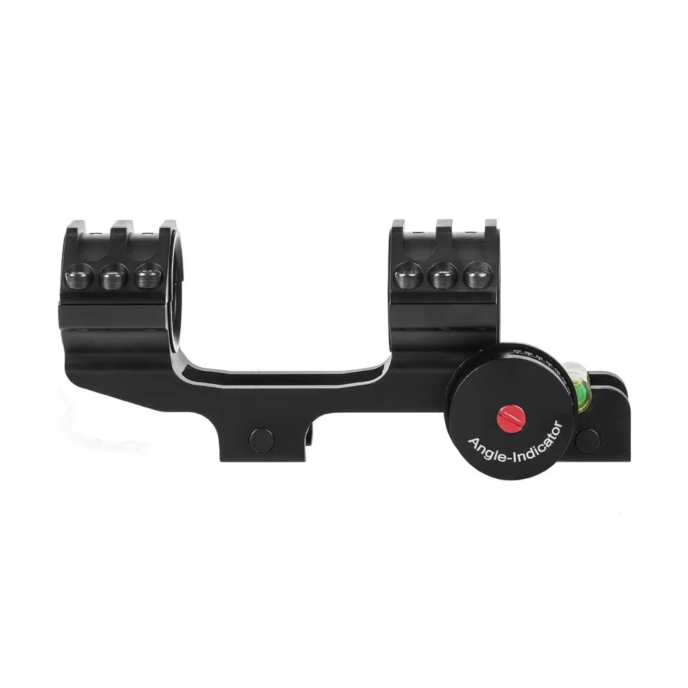 Metal Tactical Hunting Riflescope Mounts With Angle Indicator Bubble Level 25.4mm/30mm Scope Aluminium Alloy Mount Rings