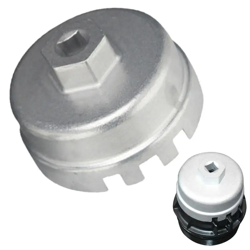 

65mm Aluminium Professional 14 Flutes Oil Filter Wrench Universal Housing Tool Remover ForToyota LexusCar Accessories