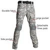 Outdoor Tactical Suits Airsoft Uniform Paintball Combat Shirts Camo Cargo Pants Hunting Clothes Camo T Shirts Men Clothing Tops 4