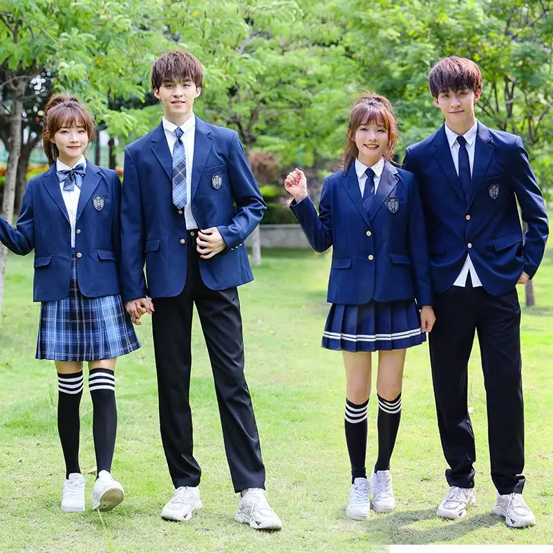 JK Uniforms Sets Couple British Students School Uniforms
