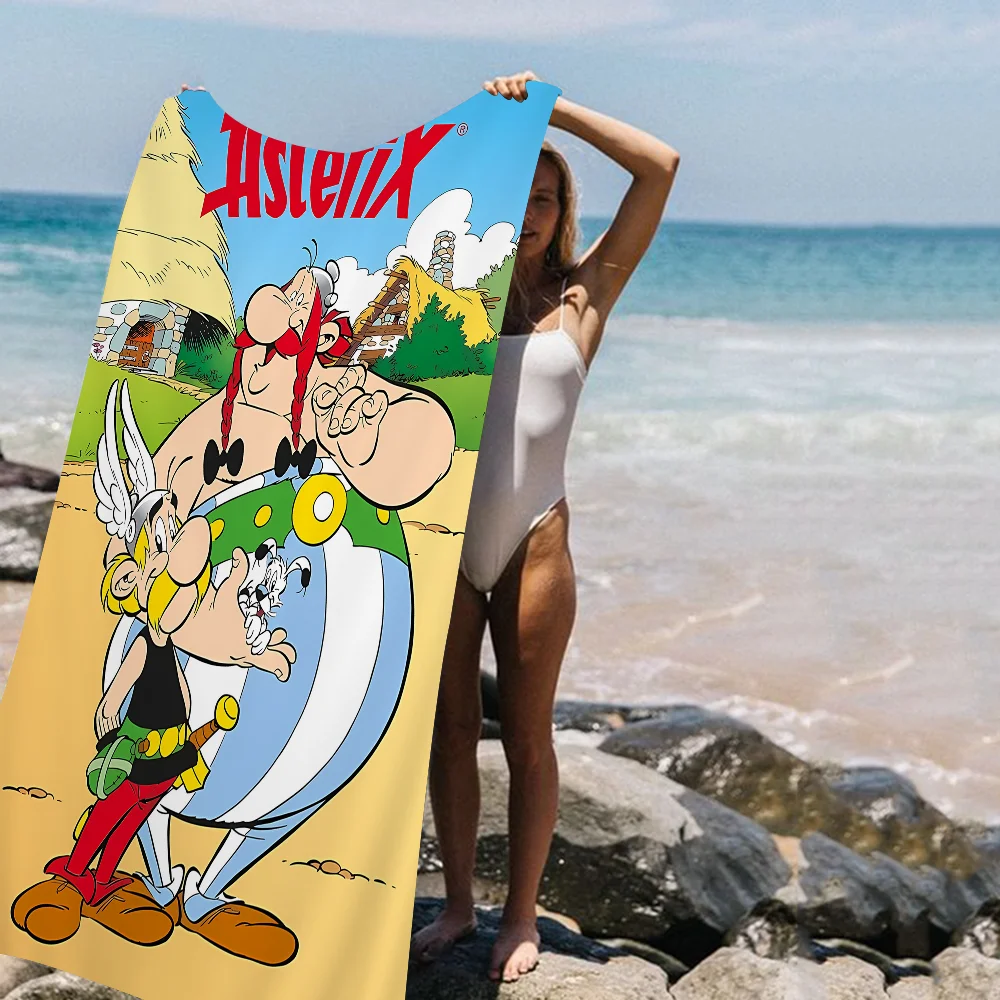 A-Asterix O-Obelix Manga Microfiber Beach Towel Absorbent Quick dry Soft Yoga Swimming Resort Mountain Climbing Towel 6