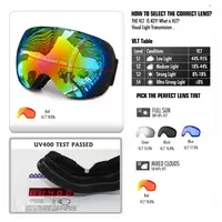 Ski Goggle Protective Cover Portable Windproof Scratch-Proof Snowboarding Goggles Protector Snow Sports Glasses Protective Gear 2
