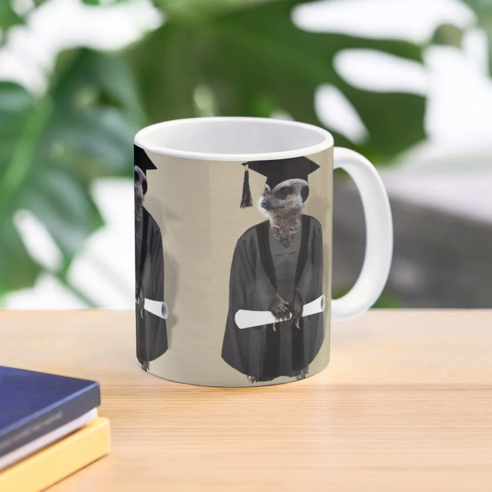 

Meerkat Graduate Coffee Mug Thermal Coffee Cup To Carry Beautiful Tea Mugs Glass Mug