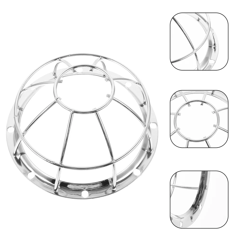 2 Pcs Semi-embedded Cover Wire Holders for Cords Smoke Pen Stainless Steel Protective Guard