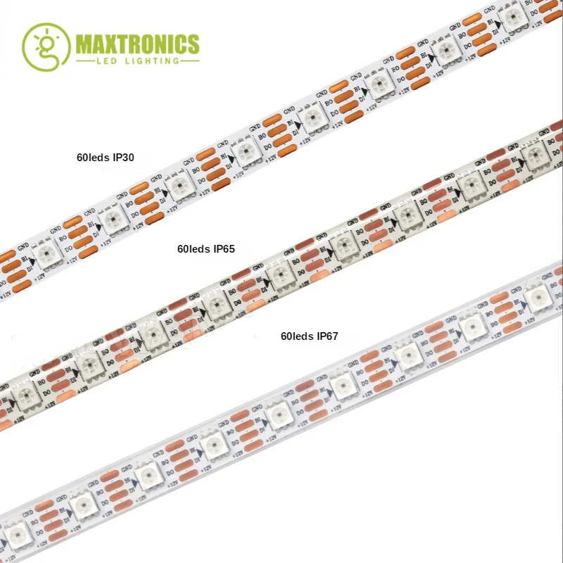 รูปสินค้า ไฟ LED Strip ควบคุมได้ หลายความยาว 30/60/144 LEDs/M