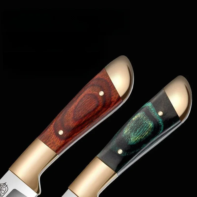 Description Picture 5 of itemFruit Knife Hand Held Small Knives For Lamb Eating Portable Dining Knife Kitchen Small Knife With Leather Cover  keychain