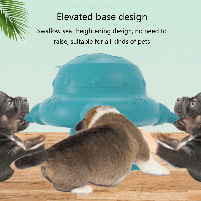 Mangiatoia Per Cuccioli In Silicone - Stazione Allattamento Con Ventosa, Per Gattini E Cuccioli - Foto 3