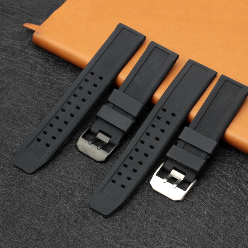 Per Cinturini Antiallergici Luminox 3051 Serie 8800 Citizen Diving 20 23Mm Cinturino Per Orologio In Gomma Siliconica Durevole Di Alta Qualità