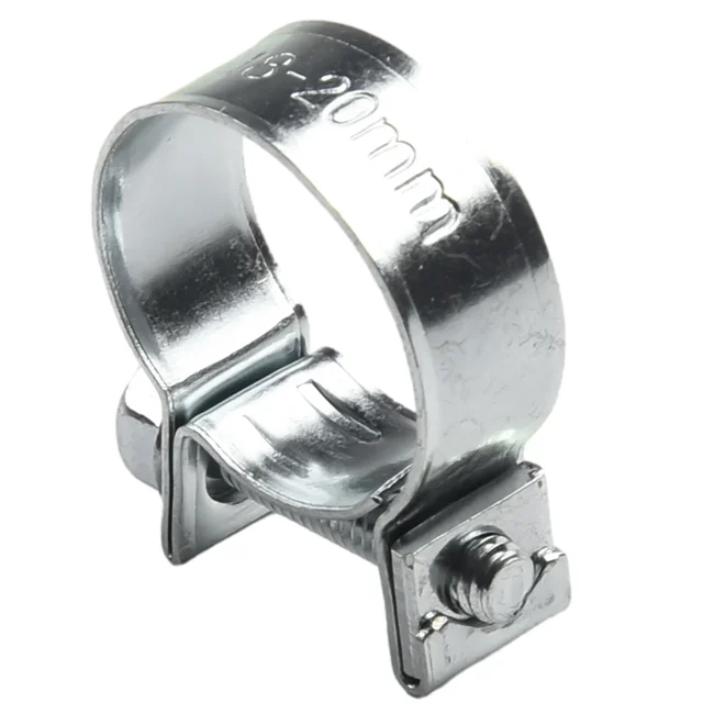 10x Hose Clamp Carbon Small Fuel Pipe Diesel Pipe Jubilee Hose Clamp Steel Galvanized 8-20mm For Fixing Hose Pipe Cable 6