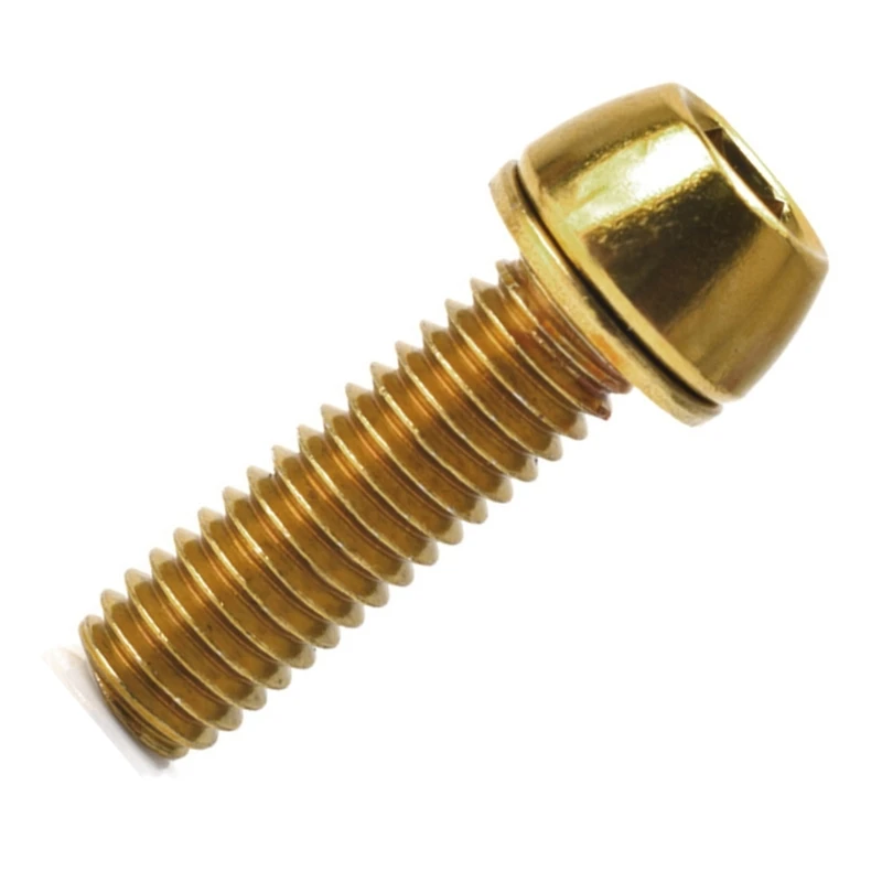 New 10Pcs M6x20mm Bicycles Stem Screw Tapered Head Bolts Screws with Washers