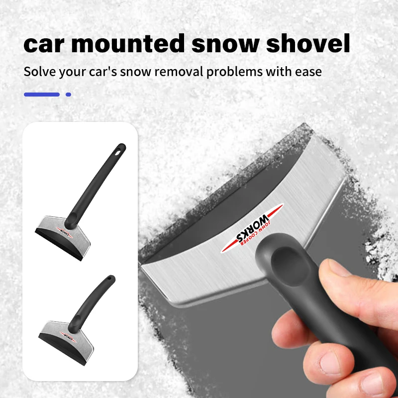 Car Ice Scraper Snow Removal Shovel Windshield Snow Remover For MINI R56 F54 F57 R70 JCW F60 F55 John Cooper Works
