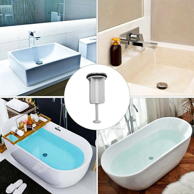 Bathroom Sink Stopper Bath Tub Drain Plug Stopper Universal Sink Plug Basin  Drain Strainer With Basket For Bathroom Drain Sink - AliExpress
