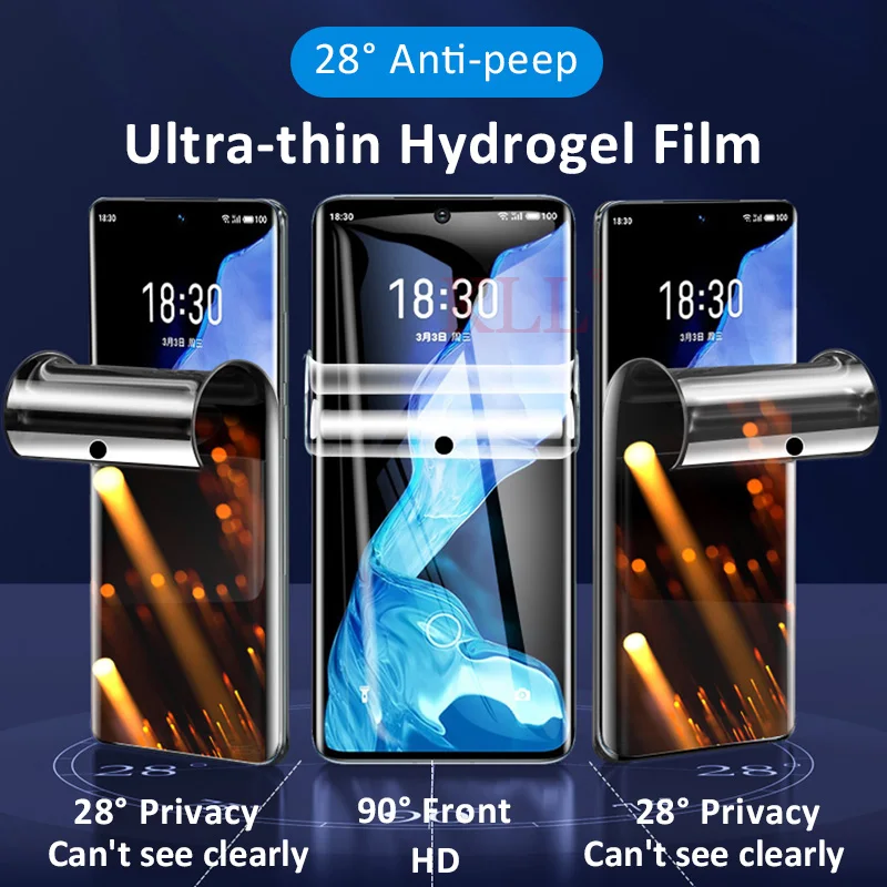 Антишпионская защита для экрана для Honor Magic 5 Lite 4 80 70 Pro Plus X40 X9a Гидрогелевая пленка Mate 50 Nova 10 11 Ultra P60 Pro (art.: 3920c0bb397eb) - 3920c0bb397eb